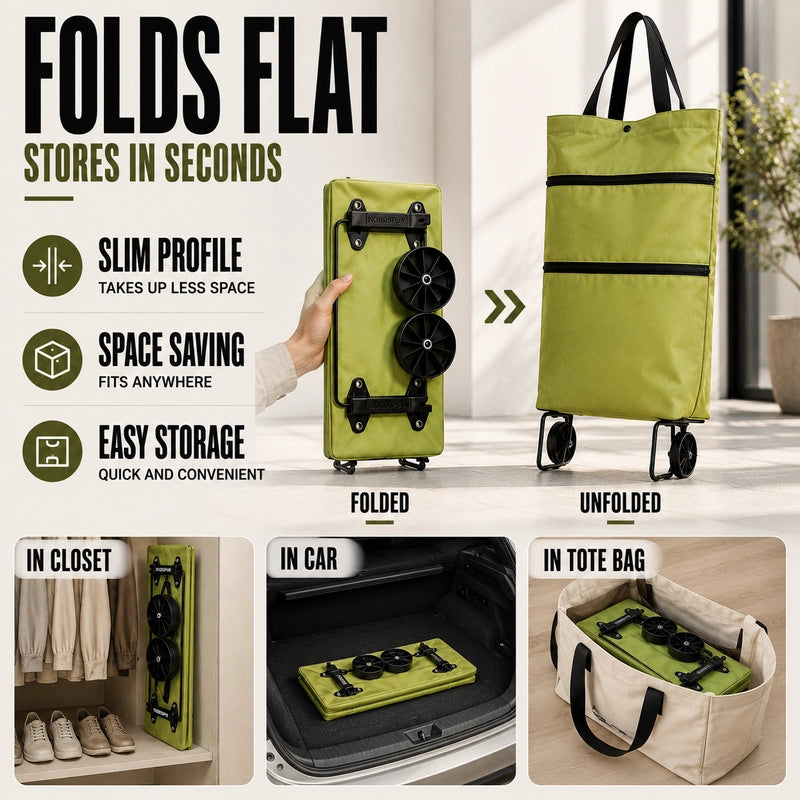 CarryLess™ Rolling Tote
